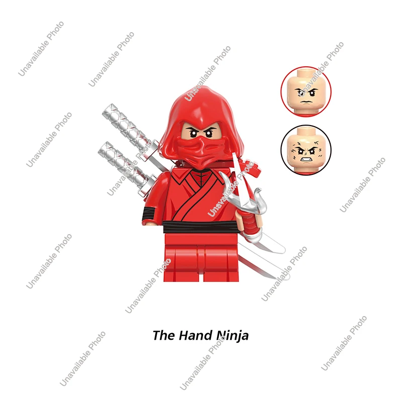 Hot Toys New Marvel Rivals Daredevil Movie Actionfigur The Hand Ninja Bausteine ​​Montagemodell Ziegel Minifiguren Spielzeug