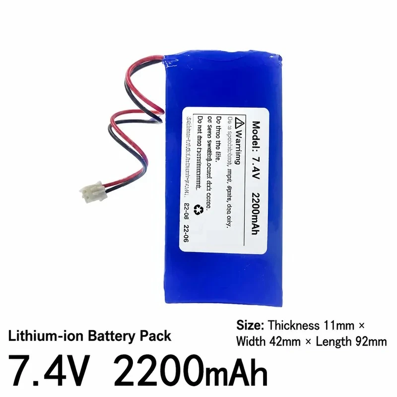 for Lede 3.7V 7.4V 11.1V 12V 2000mAh Polymer Lithium Battery Pack with Protective Plate 1000mAh