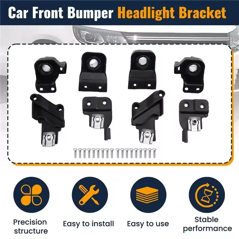 5N0998226B 5N0998225B Simple Headlamp Repair Kit Front Bumper Headlight Bracket For VW Tiguan 2012-2017 Car Parts