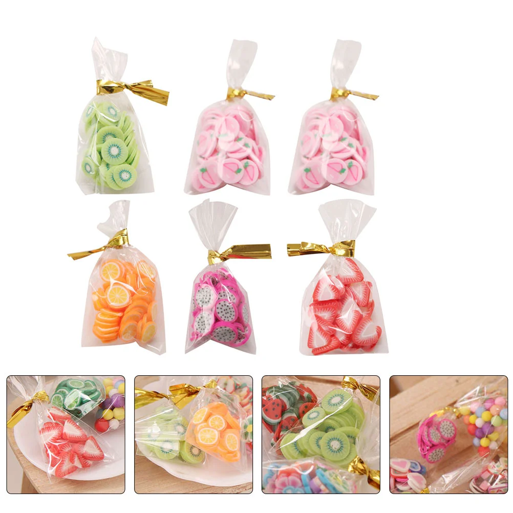 

6 Pcs Simulated Snacks Bags Toys Mini Food Photography Props House Decorations Miniature