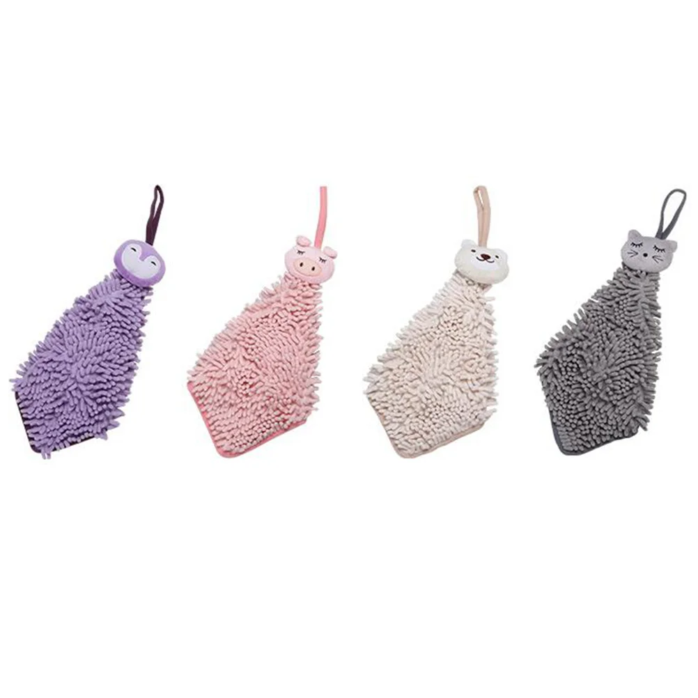 

Hanging Scarf Dry Towel Creative Hand Microfiber Body Towels Thick Washcloths