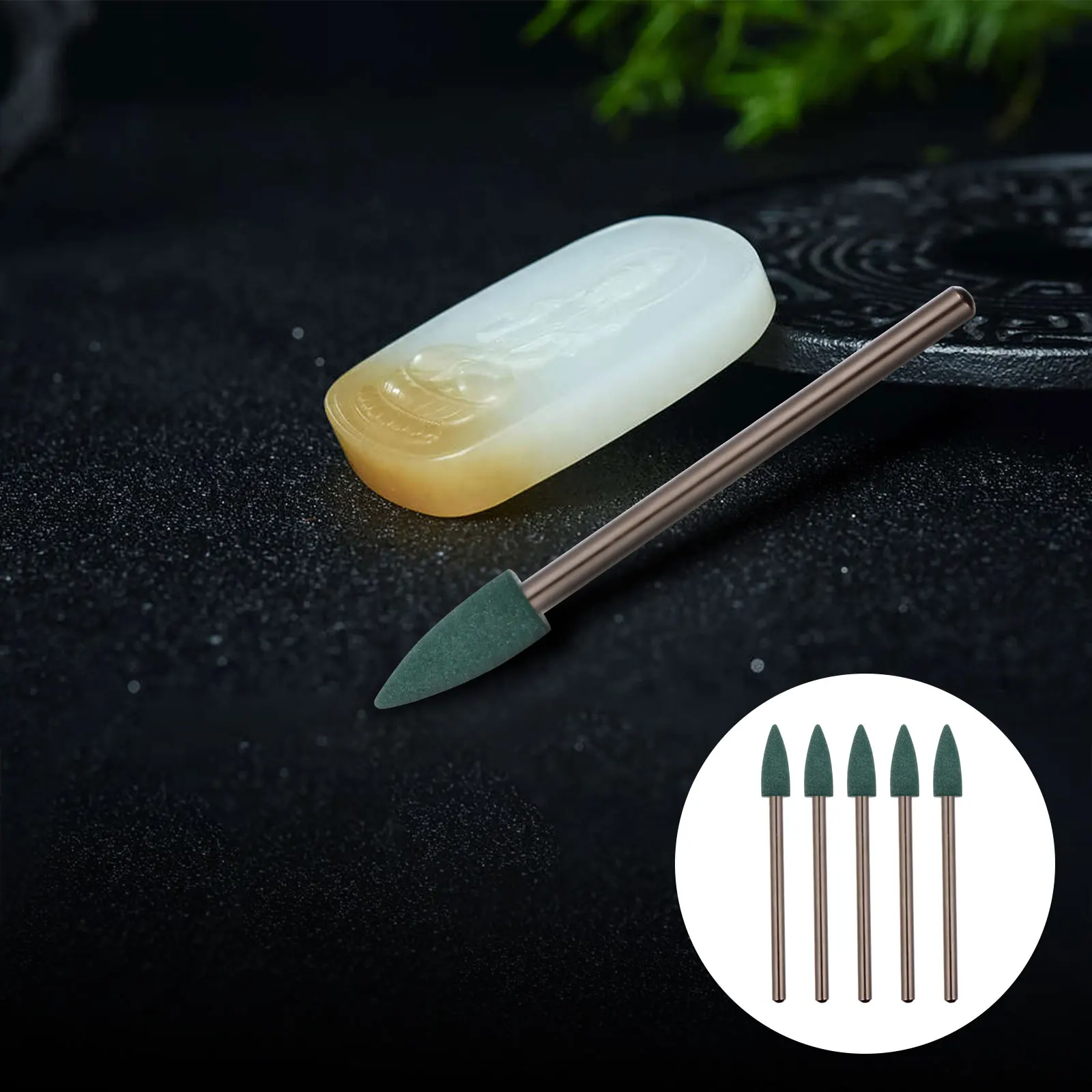 5pcs Polishing Grinding Heads High Quality Efficient Performance Metal NonMetal Stone Grinding Wheel Rotary Tool Bits Low Noise