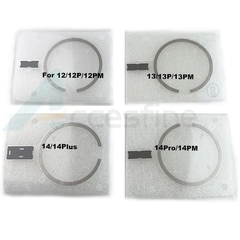 5xBack Housing Cover Glass Magnetic Replacement For iPhone 16 15 14 13 12 Pro Max Mini Wireless Charging Magnet Module view 2