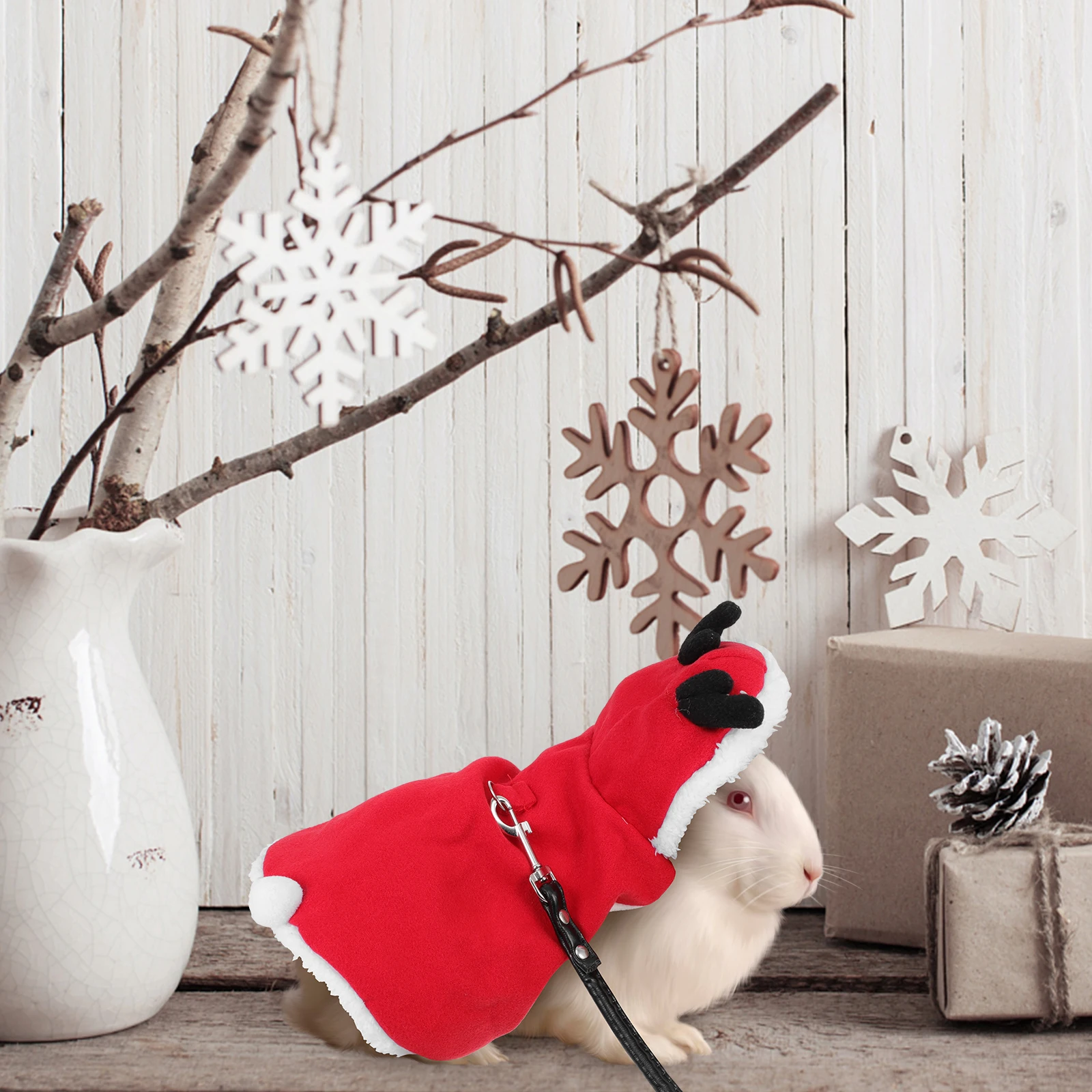 

Rabbit Clothing Strap Adorable Rabbits Garment with Sturdy Leash High Quality Material Stable Performance Long Service Time