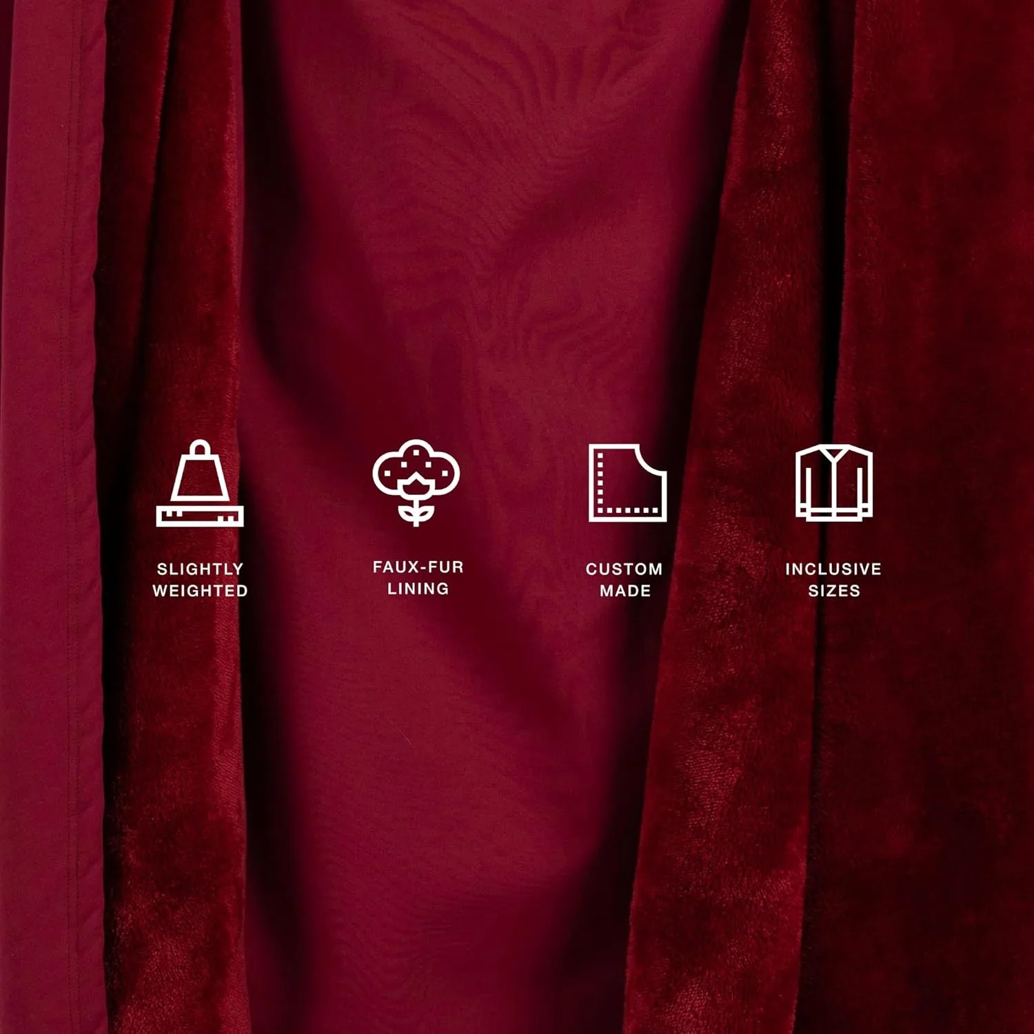 عباءة بغطاء للرأس كبيرة الحجم للجنسين من Eden خفيفة الوزن ودافئة للغاية وبطانة من الفرو الصناعي فائق النعومة هدية قماش شتوية لعيد الميلاد #5