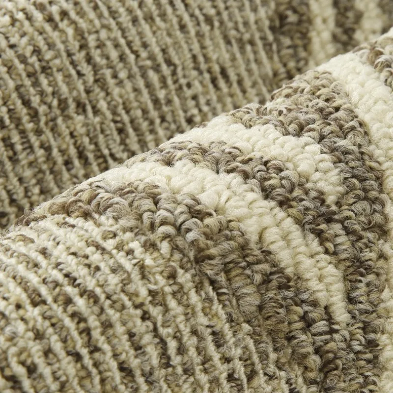 Entryway: High-end Feeling. Door Mat At The Entrance. Foot Mat in The Foyer. Wool-like Carpet in The Living Room.