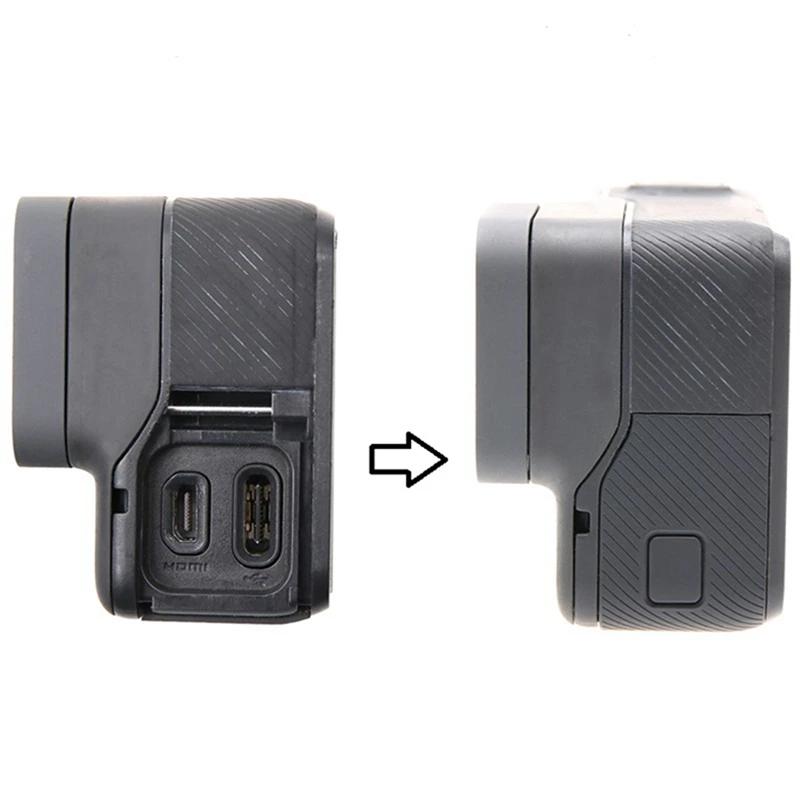 Replacement Side Door USB-C Mini  Port Side Cover Repair Part For Gopro HERO5 HERO6 Hero 5 6 For Go Pro Accessory