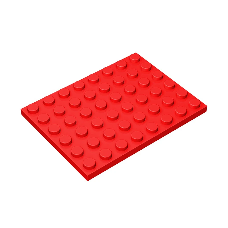 Gobricks GDS-524 Plate 6 x 8 compatible with lego 3036 pieces of children\'s DIY Building Blocks Technicalal