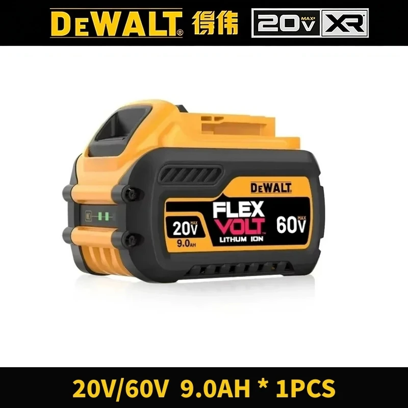 Original DeWALT 20V/60V 9Ah MAX FlexVolt Battery,for DCB606 DCB609 DCB205 DCB206 DCB182 Power Tool Replacement Battery. image 3