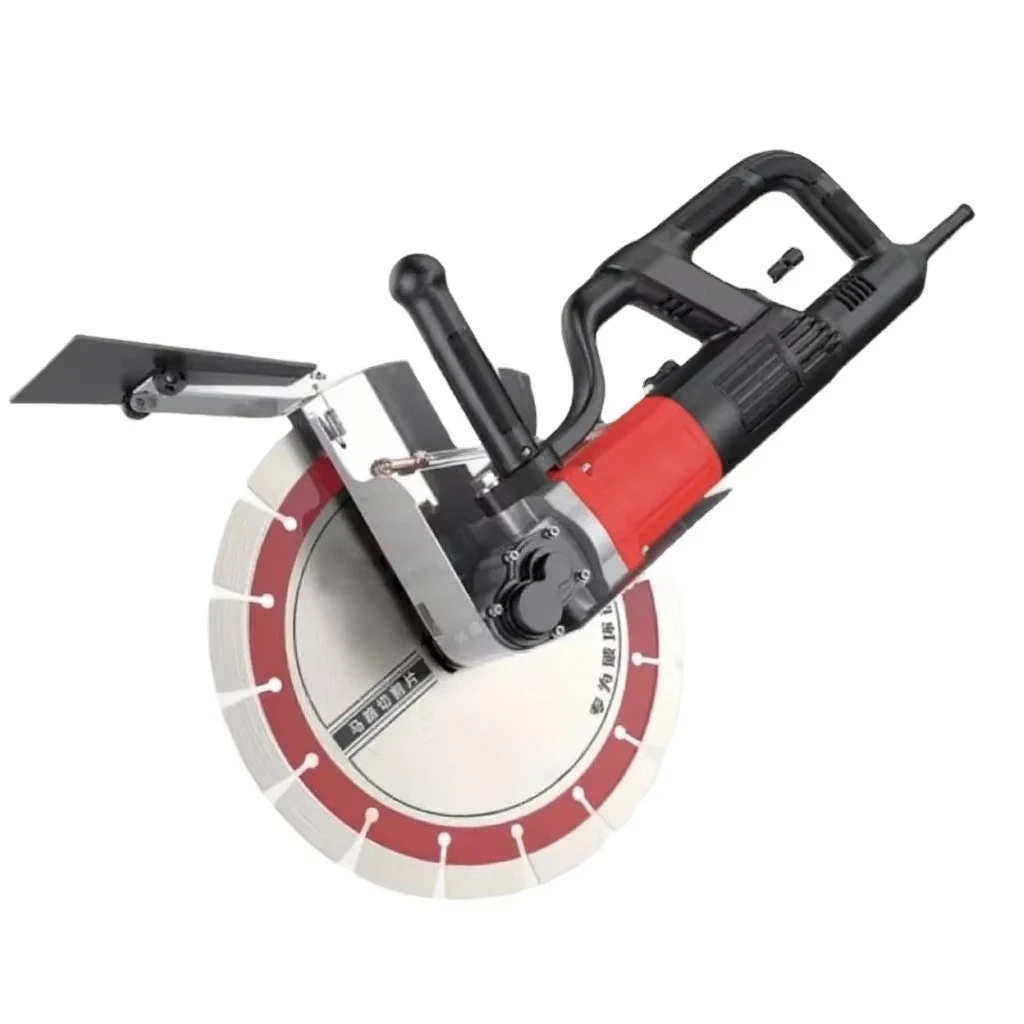 Brushless 6000W 16cm Depth Industrial Grade Concrete Wall Cut Slotting Machine