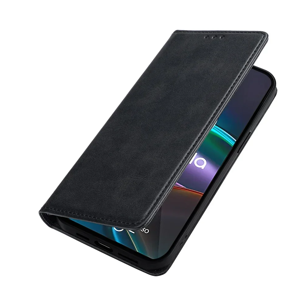 Magnetic Wallet Case for Motorola Edge 30 20 S Pro Neo Fusion Lite Plus 2022 Leather Flip Mobile Phone Case with Cover Stand