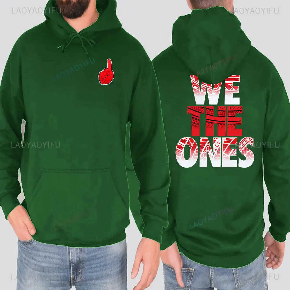 The Bloodline We The Ones Tribal Fall/Winter Men's Hoodie Hipster Hip Hop Fall Long Sleeve Pullover Retro Design Streetwear