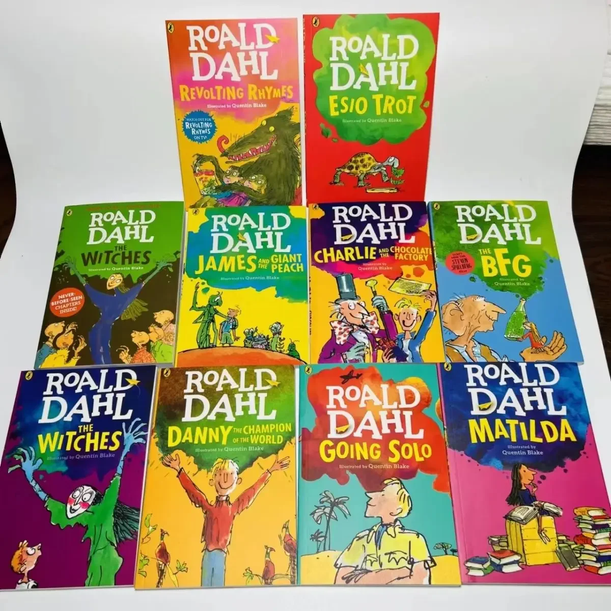 16 Books/set Roald Dahl Collection Children's Literature English Picture Novel Story Book Set Early Educaction Reading for Kids