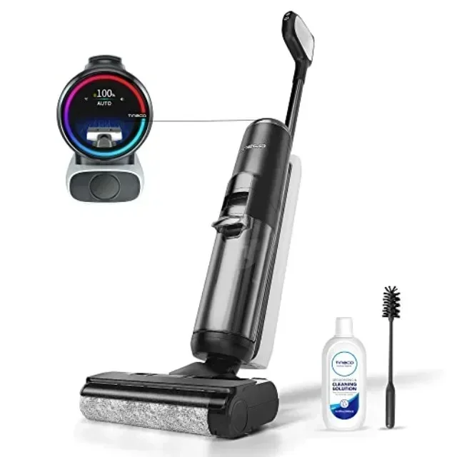 

Cordless Wet and Dry Vacuum Cleaner for Hard Floors with LCD Display