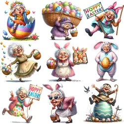 Funny Easter Granny Stickers Crafts And Scrapbooking stickers kids toys book Decorative sticker DIY Stationery