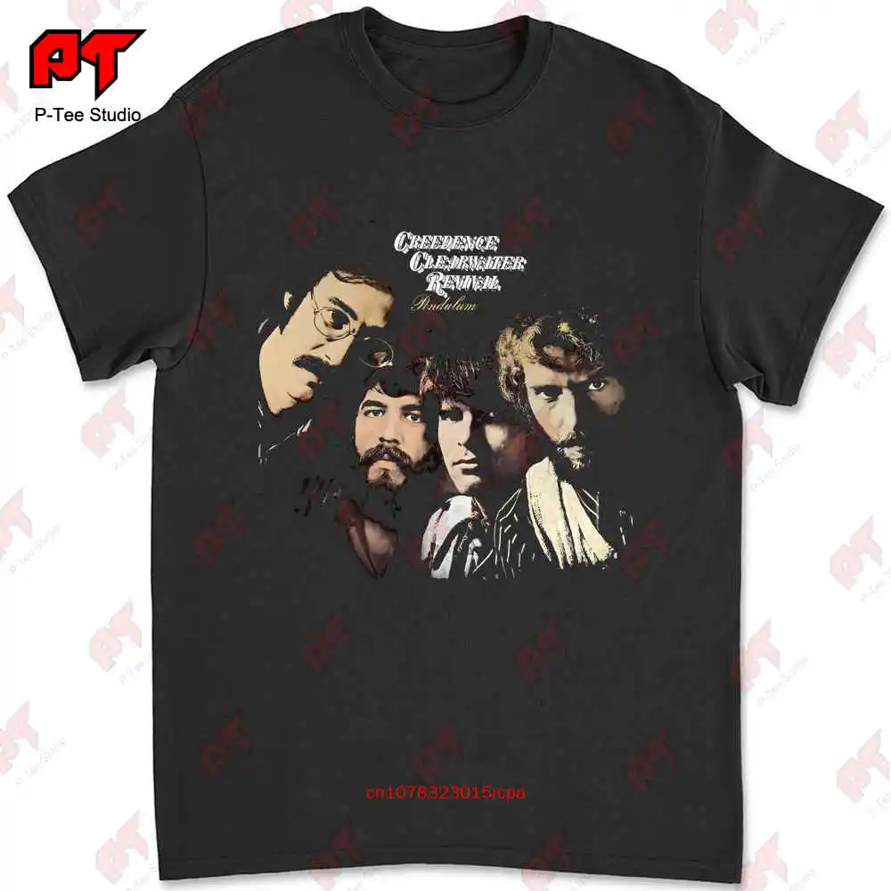 Retro Creedence Clearwater Revival Pendulum T Shirt Black S 4Xl Ne1119 8Z17