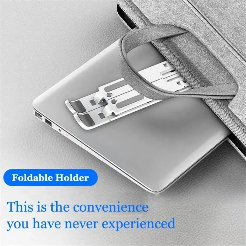 Foldable Laptop Stand Cooling Notebook Bracket Adjustable Ergonomic Laptop Support Base Holder Laptop Tablet Accessories Stands image 3