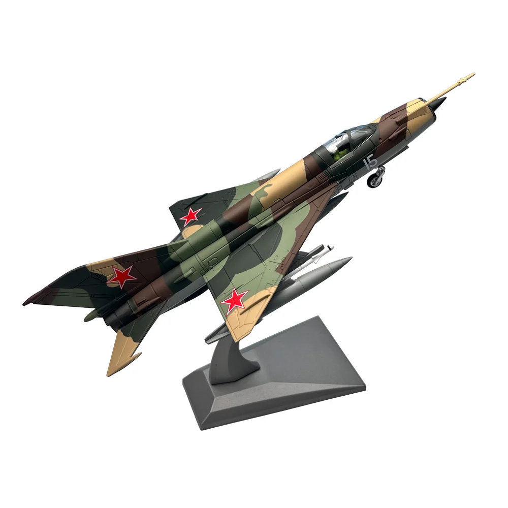 1/72 Scale Soviet MiG-21 Mig21 Fishbed Jet Fighter Plane Aircraft Airplane Diecast Metal Plane Aircraft Model Children Gift Toy