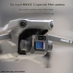 DJI-Mavic 3 Wide-Angle Lens with Film Camera Lens, Anamorphic Lens, Mavic3, Cinematic Widescreen Lens