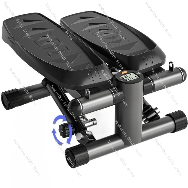 Silent Hydraulic Resistance Step Machine, Adjustable Weight Loss Home Fitness Tread, Stationary Foot Treadmill, Multi-purpose E
