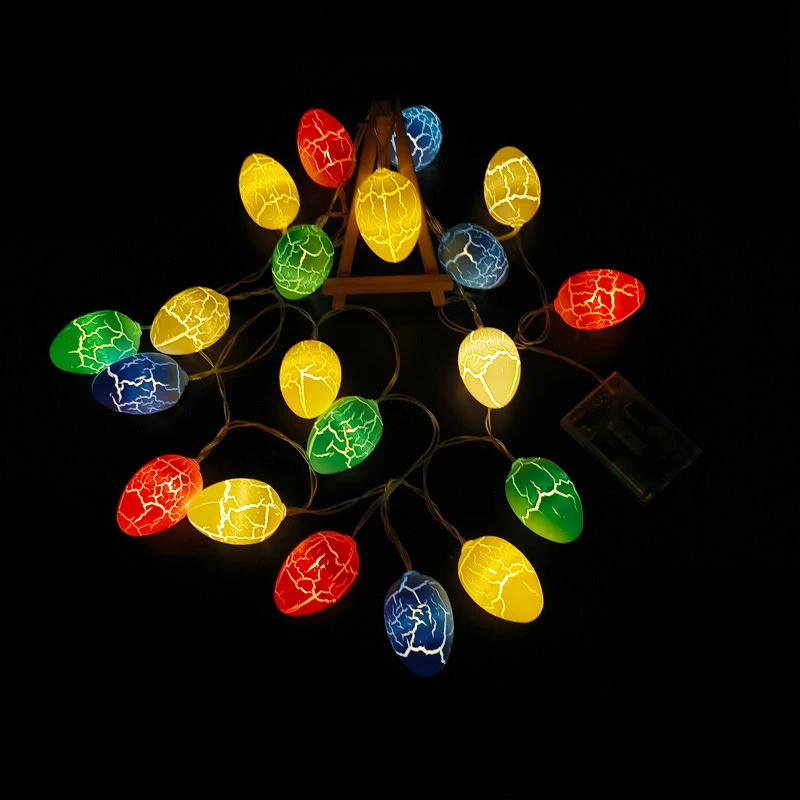 1.5/3M Glowing Easter Eggs String Lights Birthday Party Easter Theme Home Lights Decoration Eggs Fairy String Light For Room