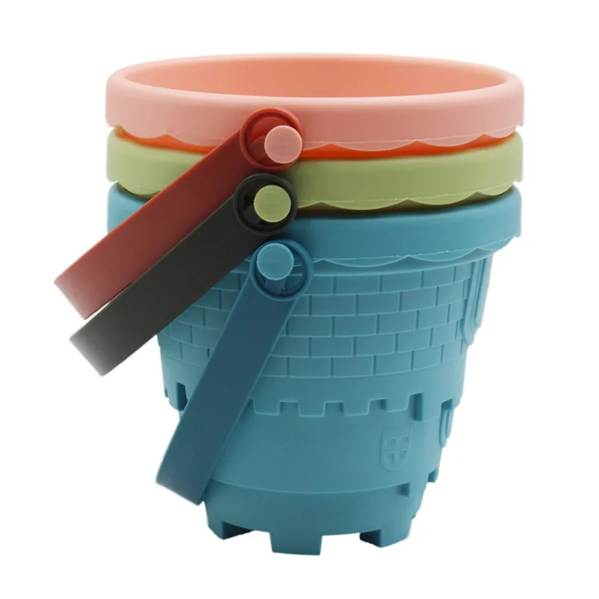 Castello per bambini set di scavo di sabbia Scoop di sabbia giocattolo estivo giocattoli da spiaggia scatola di sabbia per bambini regalo interattivo educativo per bambini all'aperto