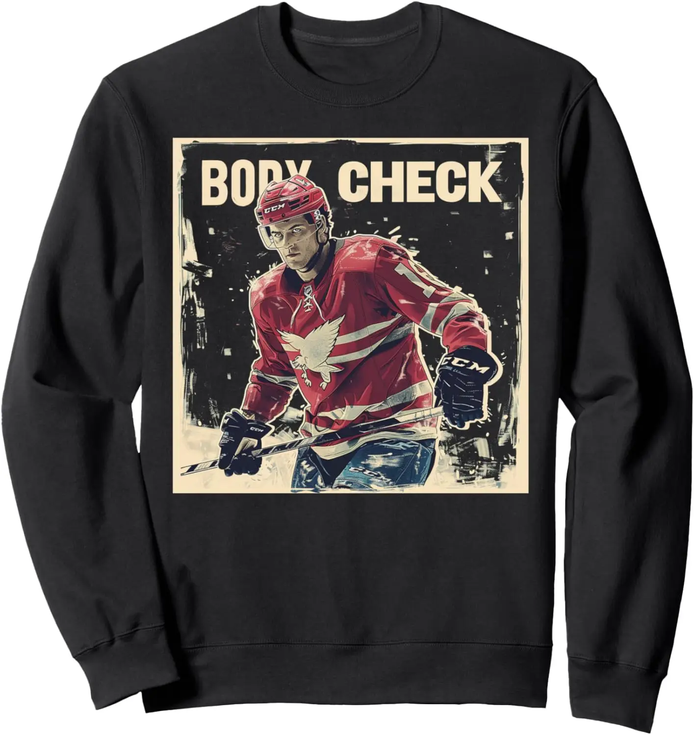 Nice Ice Hockey Body check Costume Sweatshirt