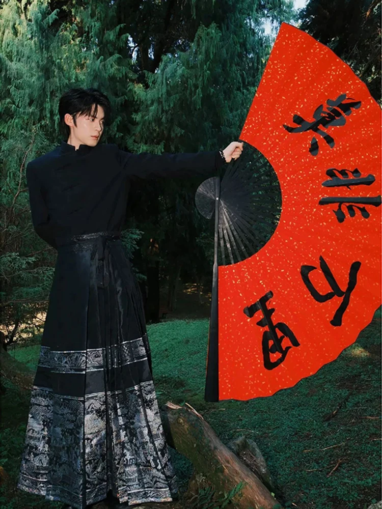 

Новый китайский мужской костюм Ханьфу в стиле Тан: легкий, повседневный, для лета, в национальном стиле, для работы и отдыха, в ретро-американском стиле