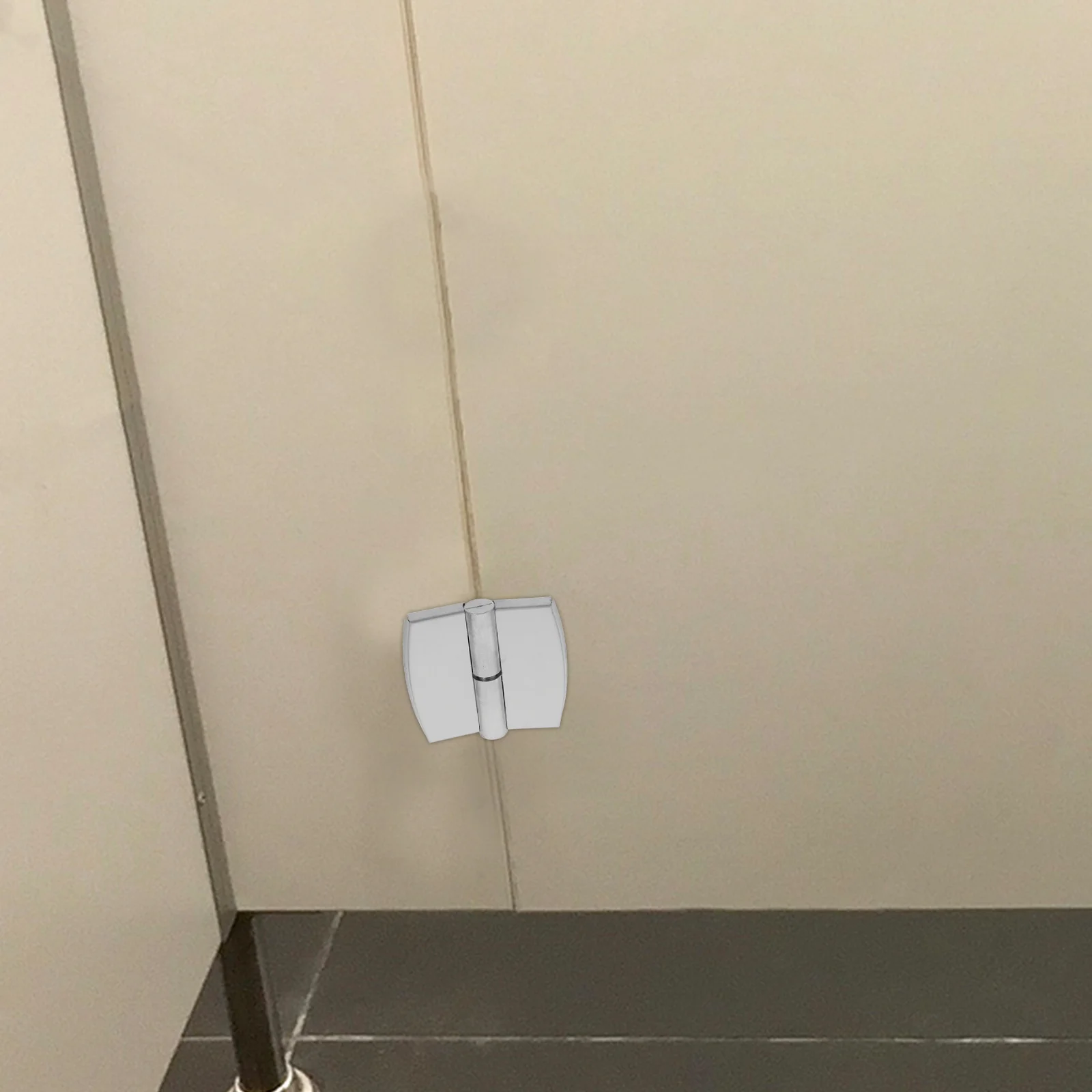 บานพับประตูแบบหนัก 2 ชิ้น สแตนเลส ปิดเองได้ สำหรับฉากกั้นห้องน้ำสาธารณะ อุปกรณ์เชื่อมต่อบานพับ