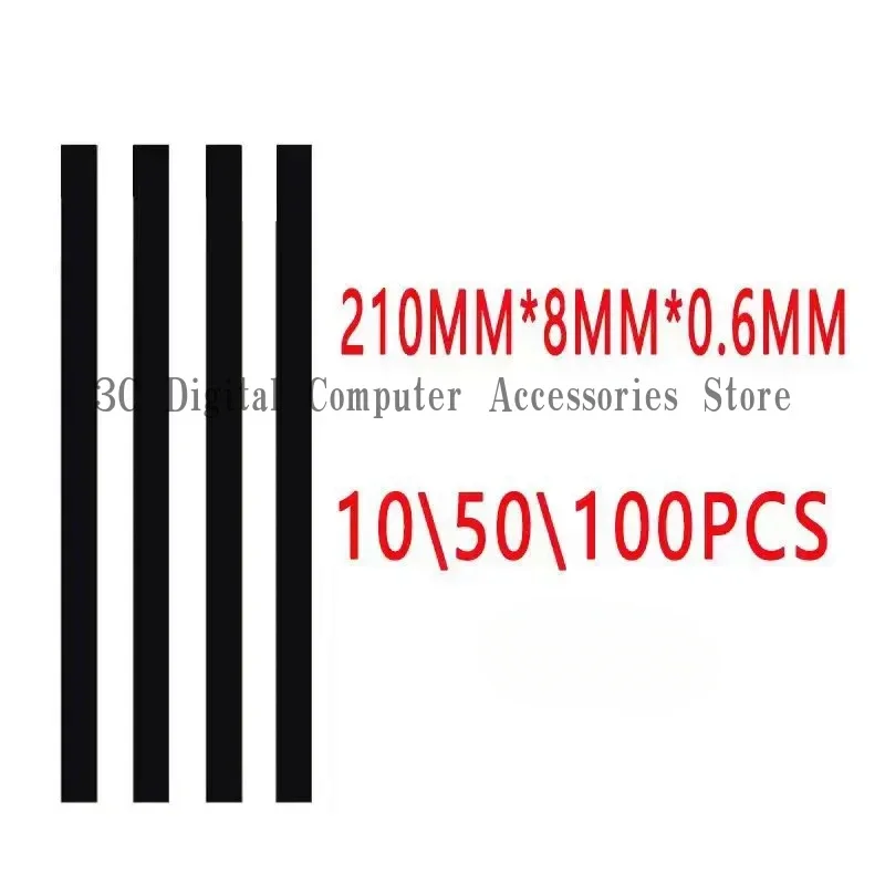 210*8*0.6mm Crew cut For Laptop LCD Screen Removal Installation Easy to Pull Tape DIY Laptop Modification Pull Glue