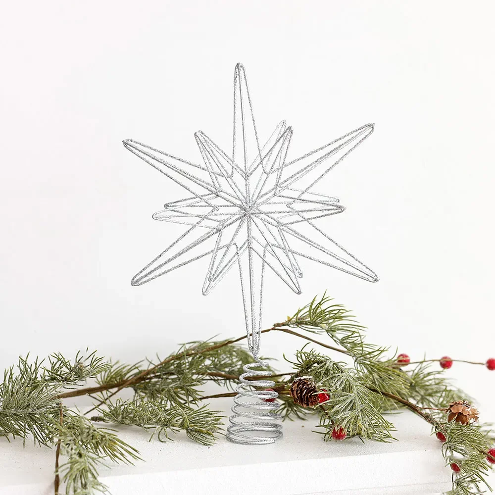 30 سنتيمتر شجرة عيد الميلاد القبعات العالية نجمة مع سلسلة أضواء LED الحلي لعيد الميلاد ديكور المنزل حفلة مهرجان حفلة السنة الجديدة #6