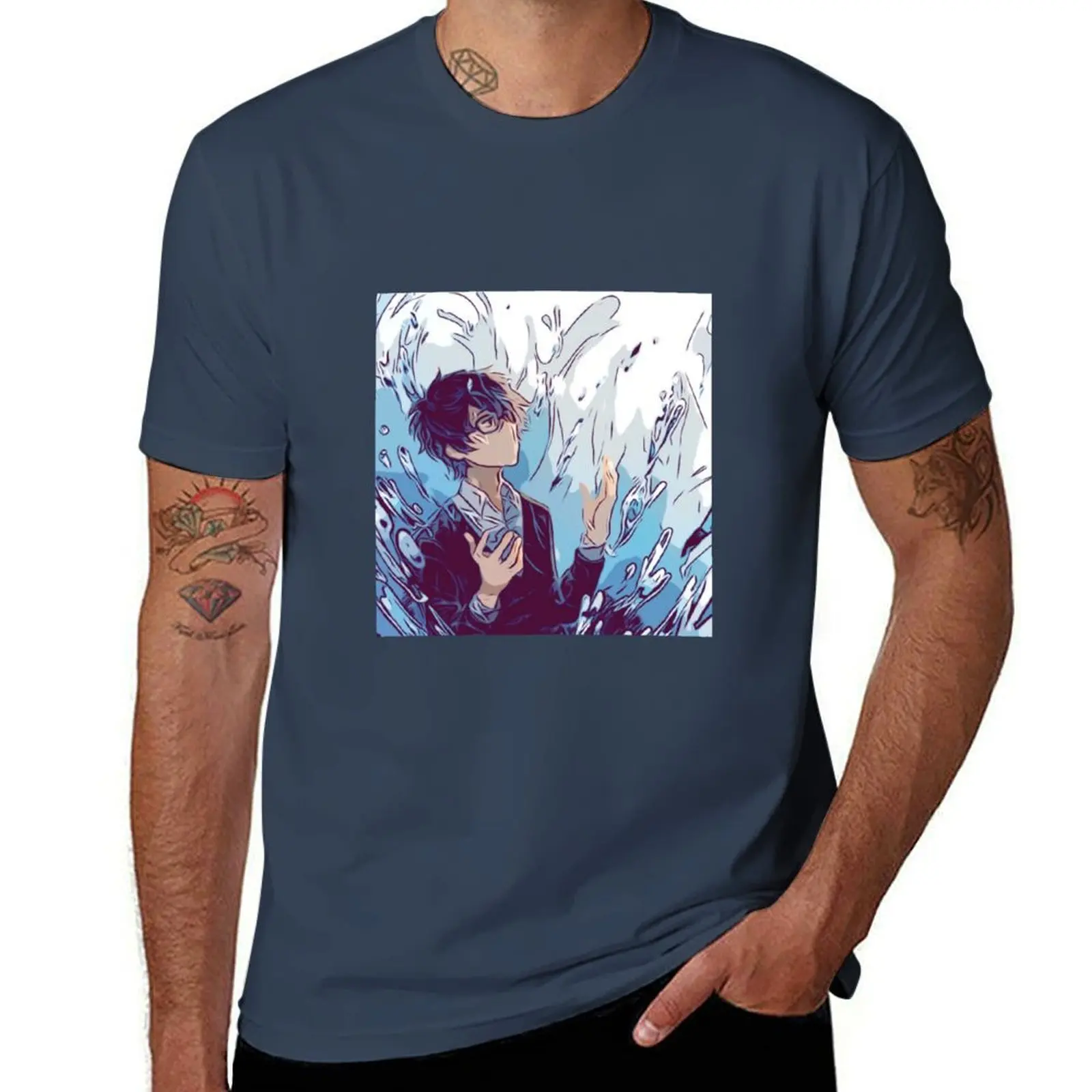 

3-Gatsu no Lion|March Comes In Like a Lion - Kiriyama Rei (Sketch) T-Shirt man t shirt cotton g man t shirts for men T-Shirt