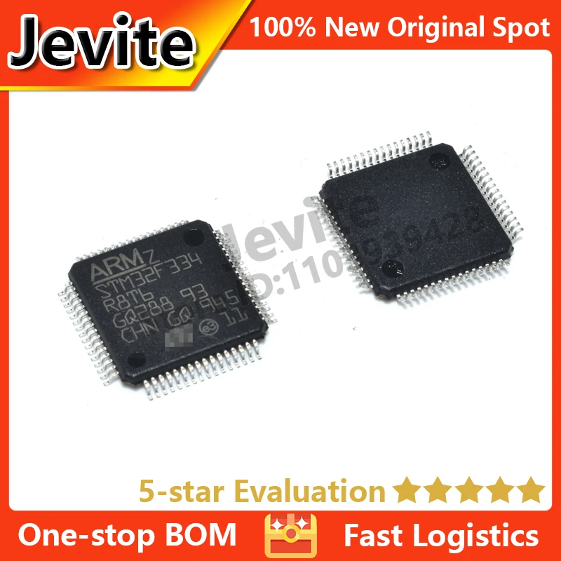 

Jevite 100% New Original electronics Controller IC 5-10 units/lote 334R8T6 STM32F334R8T6 LQFP-64 32-bit MCU