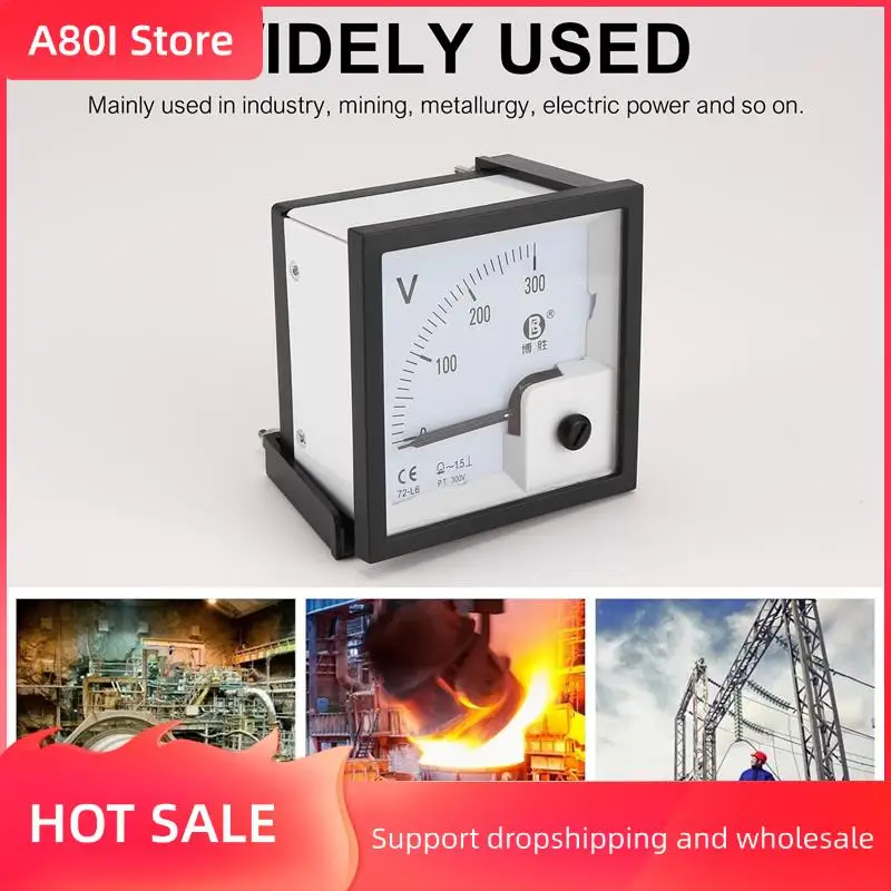 

A80I 72-L6 Voltmeter Pointer Type Voltage Meter Mechanical Header Pointer Meter Generator Set Part