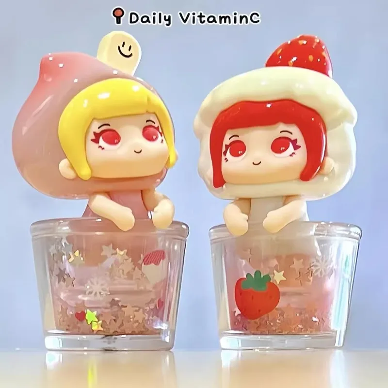 

Аутентичная Yiqi All Star Daily Vitamin C Series, милая зернистая мини-слепая коробка, модная игровая слепая коробка, декор для рабочего стола, подарок на день рождения
