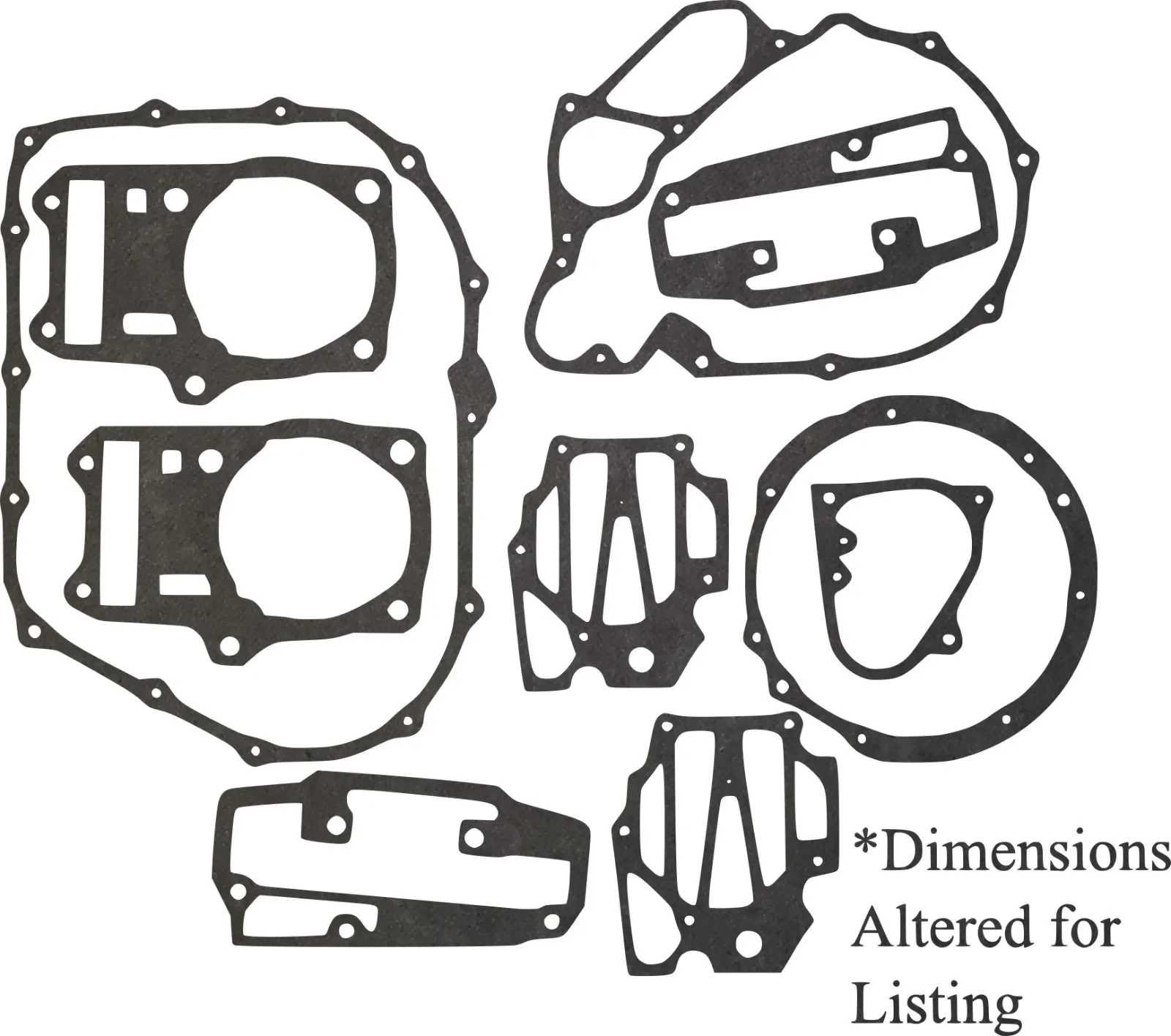 For Honda VT1100 Shadow Ace 1100 Clutch Valve Base Alternator Cover Gasket Set Kit