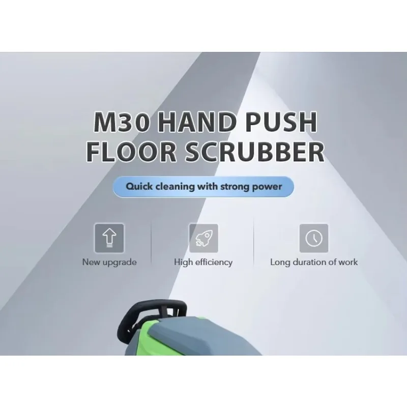 

M30 Commercial Industrial Automatic Gym Floor Cleaning Machine Walk Behind Floor Scrubber Dryer Machine