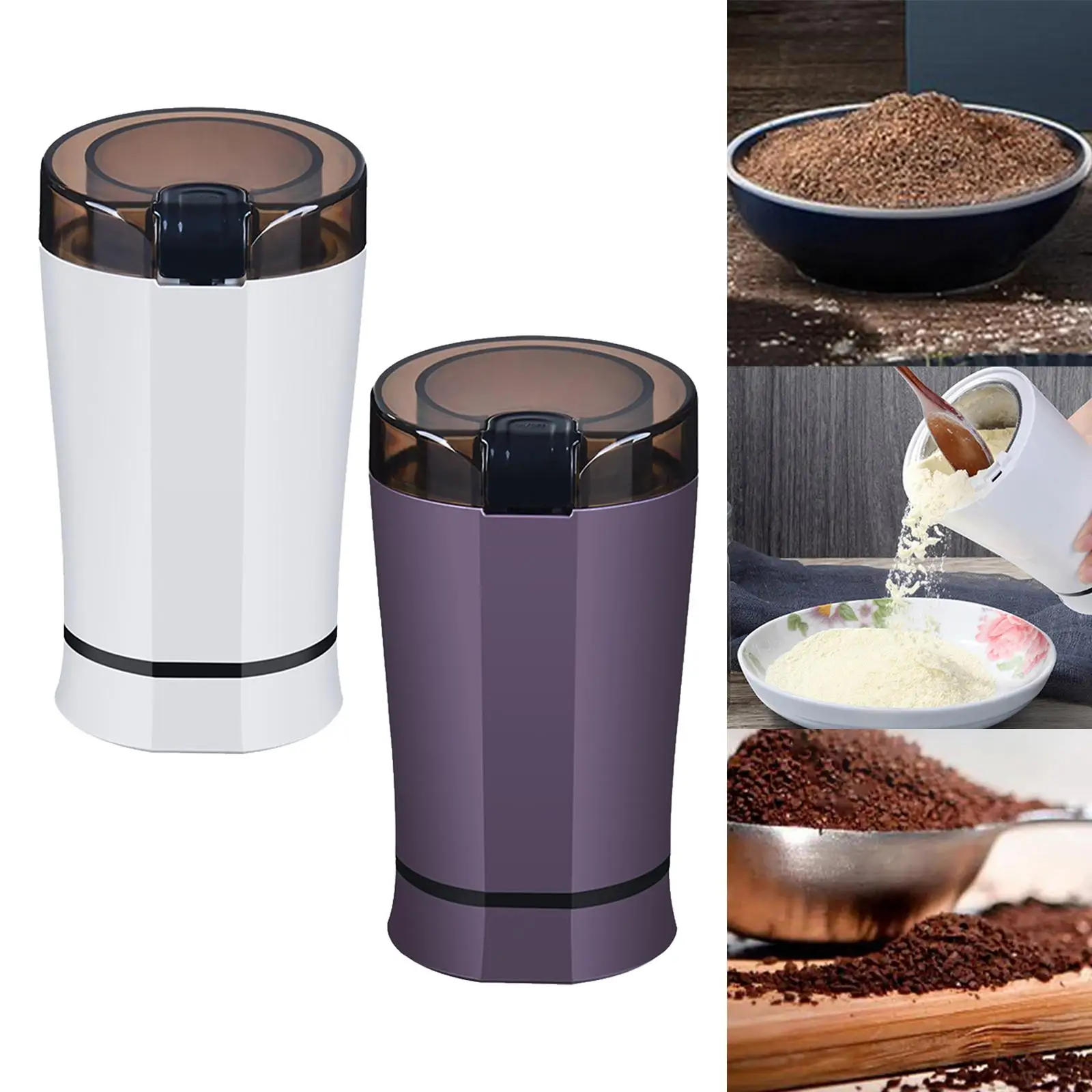 Moulin à grains de café électrique moulin à grains moulin à expresso avec brosse