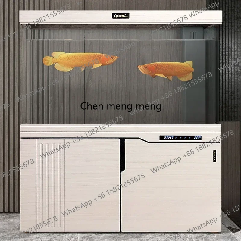 

Fish Tanks Aquariums Large-sized Simple Filtration Water for Household Use Living Room Aquatic Pet Screen Pet Products