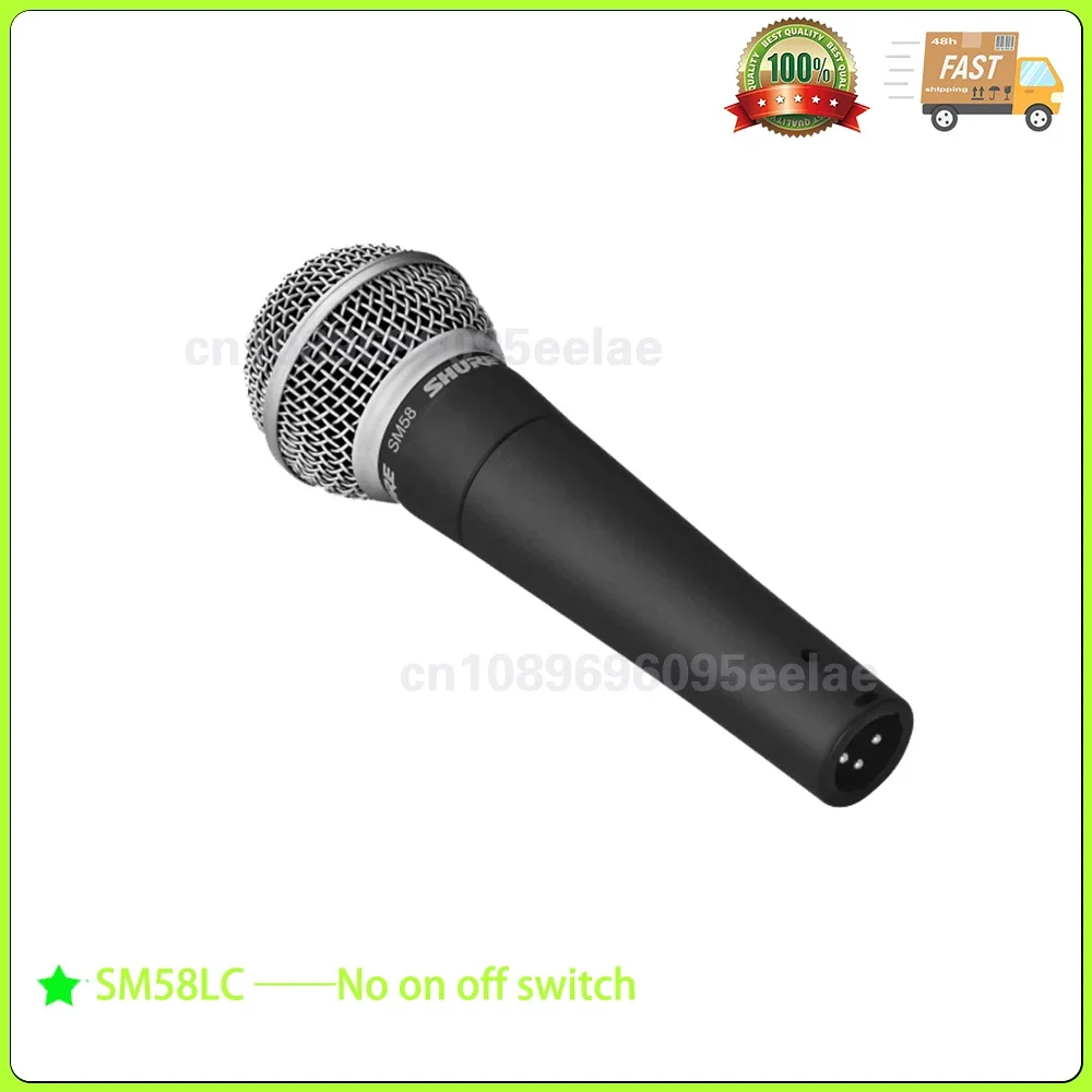 3 PCS Wholesale Shure SM58 Vocal Microphone Cardioid Dynamic Hand-held Mic Stage Performance Guitar Studio Singing Home KTV Mic