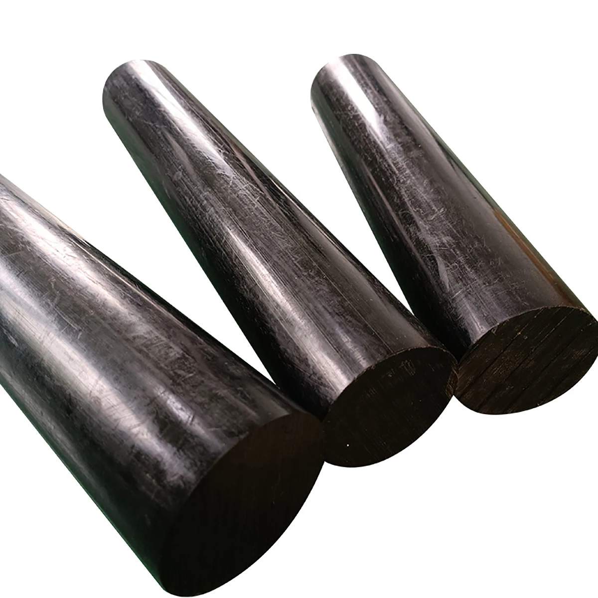 1pcs PA6 Diameter 20-55mm Black Polyamide Stick PA6 Pure Nylon Rods Wear Resistant Rod For Machining Length 500mm