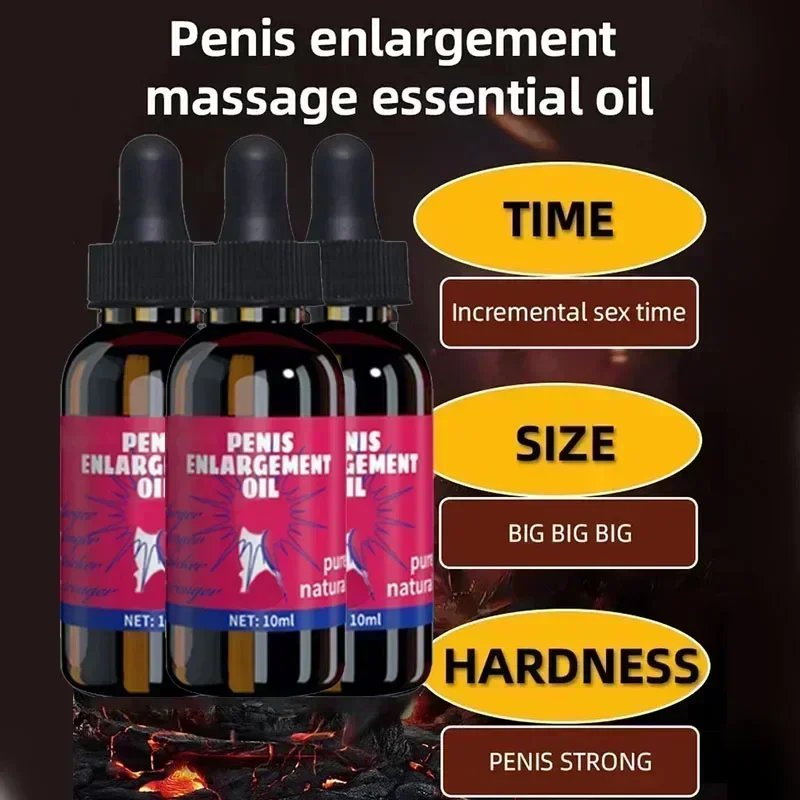 Nuovo pene africano ispessimento crescita Big Dick aiuta la potenza ingrandimento erezione migliora l'olio maschile Gel del sesso ingrandimento Delay Oils92