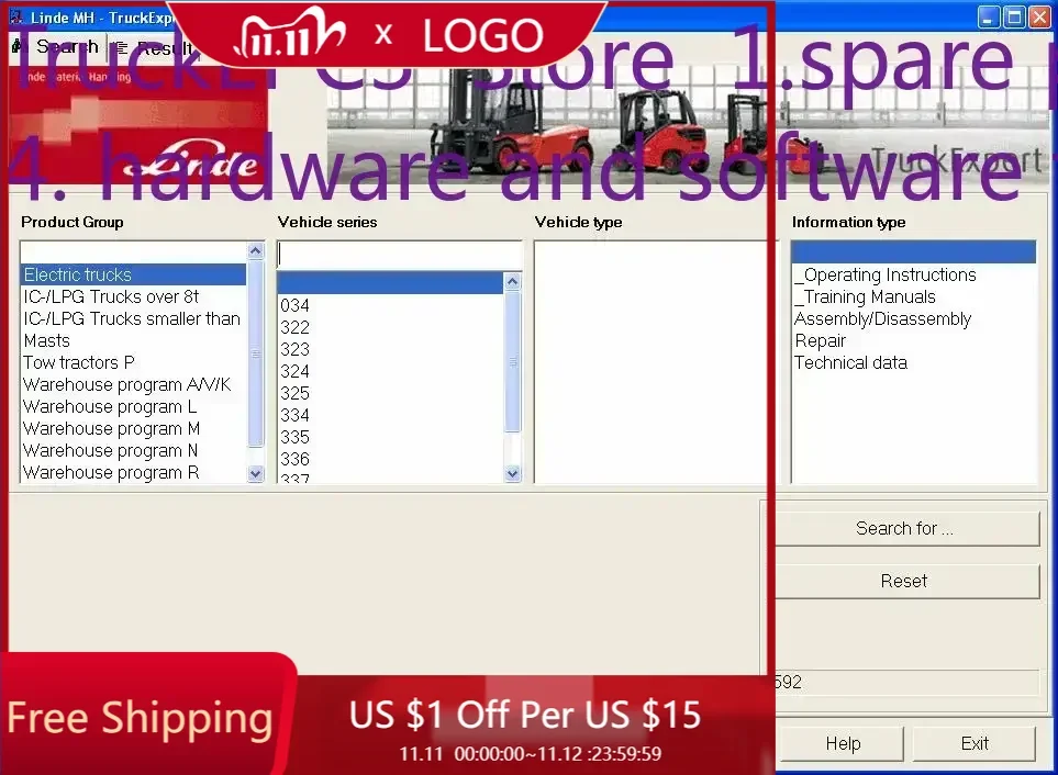 

TruckEPC3 Linde Lindos Parts Catalog +Pathfinder+Доктор +Truck Expert + LSG 5.2.2 U0278 [2024]+Unexpire+PriceList 2018+Keygen