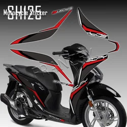 For Honda SH125 SH 125 3M Motorcycle Front Body Stickers Set Fairing Decals Kit Waterproof Accessories