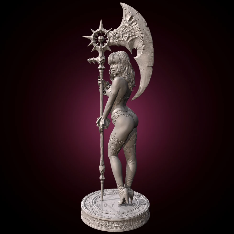 De hoogte van de mens 38 mm 50 mm 75 mm Harsmodelsets figuur schoonheid kleurloos en zelf-geassembleerd (3D-printen) TD-7275/3D