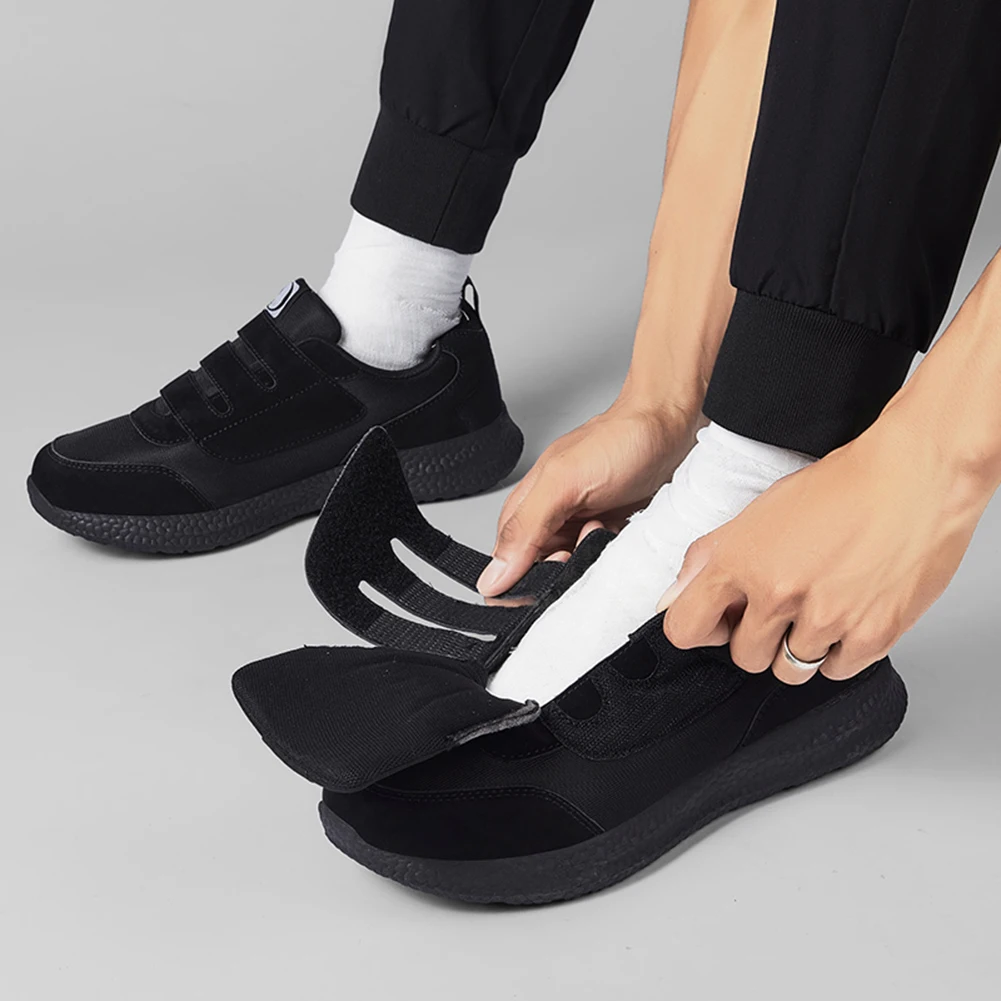 Zapatos para diabéticos, zapatos anchos para caminar con cierre ajustable, zapatos ortopédicos sin cordones, zapatillas con gancho y bucle para hombres y mujeres