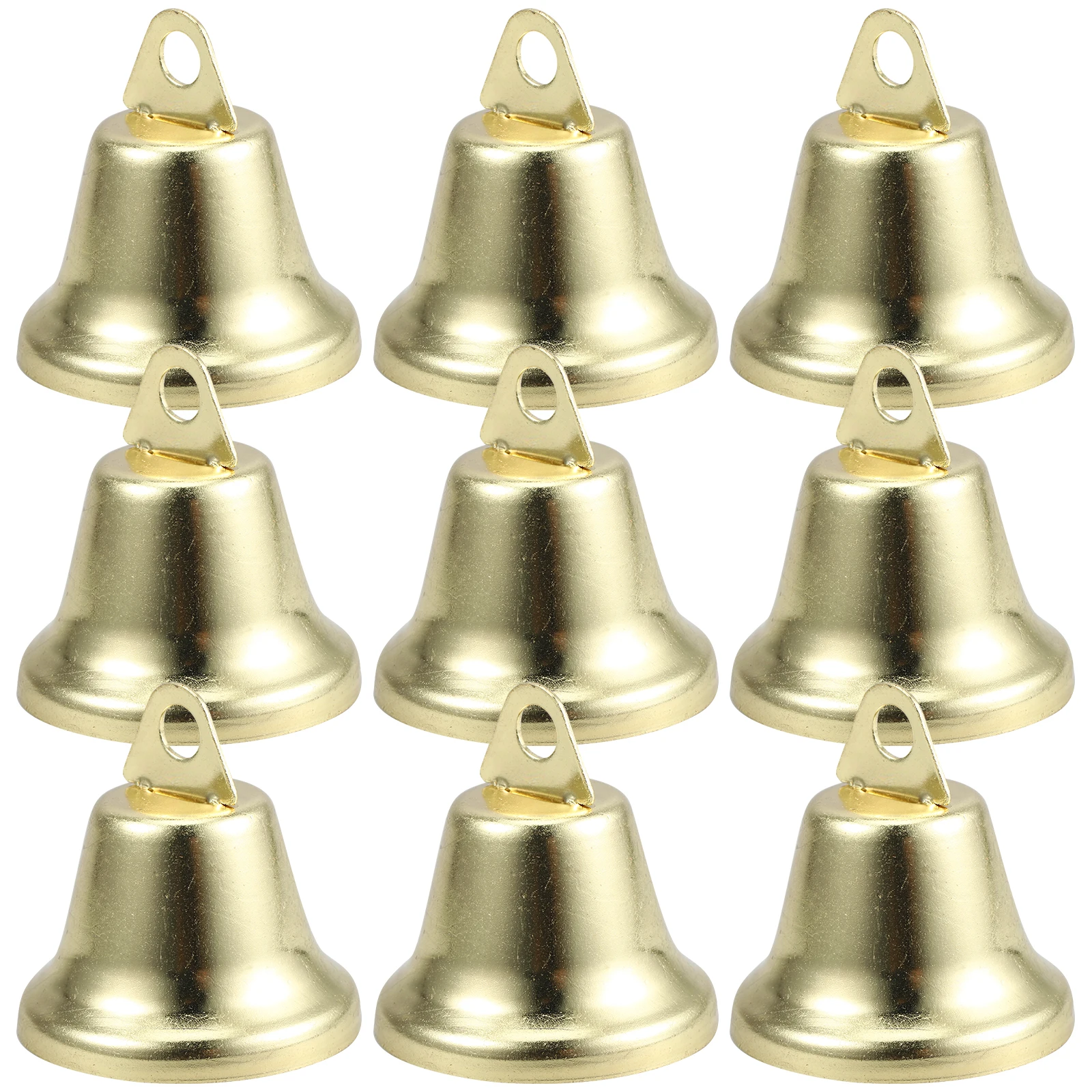 

20 Pcs 38mm Jingle Bells Craft Craft Bells Bell Charms Vintage Decor Hanging naments Festival Party Yard Christmas