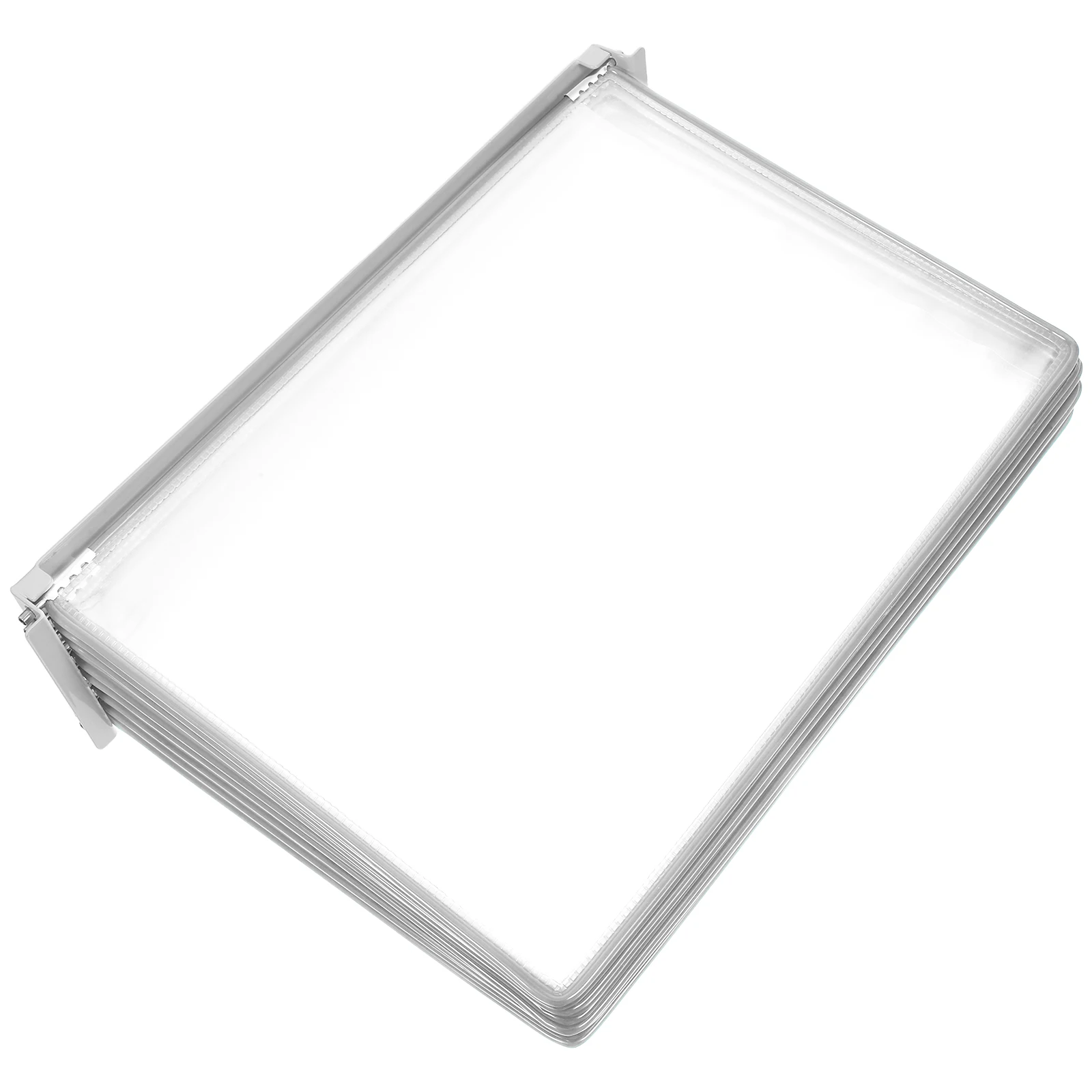 

Wall Mount File Organizer A4 Flip Display Rack Wall-Mounted Document Storage Pvc Metal Folder Holder For Office Workshop Green