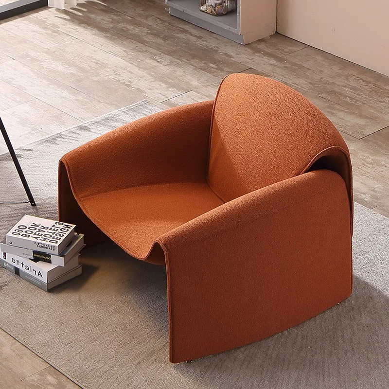 MOMO-Silla de cangrejo para sala de estar, sillón individual minimalista italiano de lujo, de alta gama, creativo, de diseñador