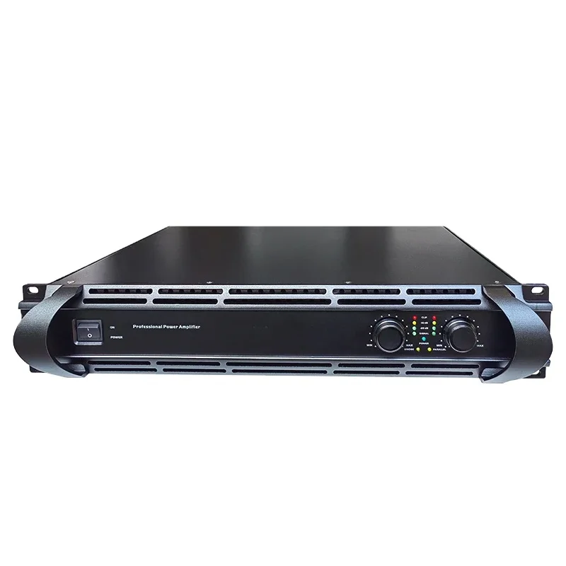 Advanced 8000W Class D Amplifier: Solid Aluminum Heat Sink, Step Gain Control, Limiter pxl 380